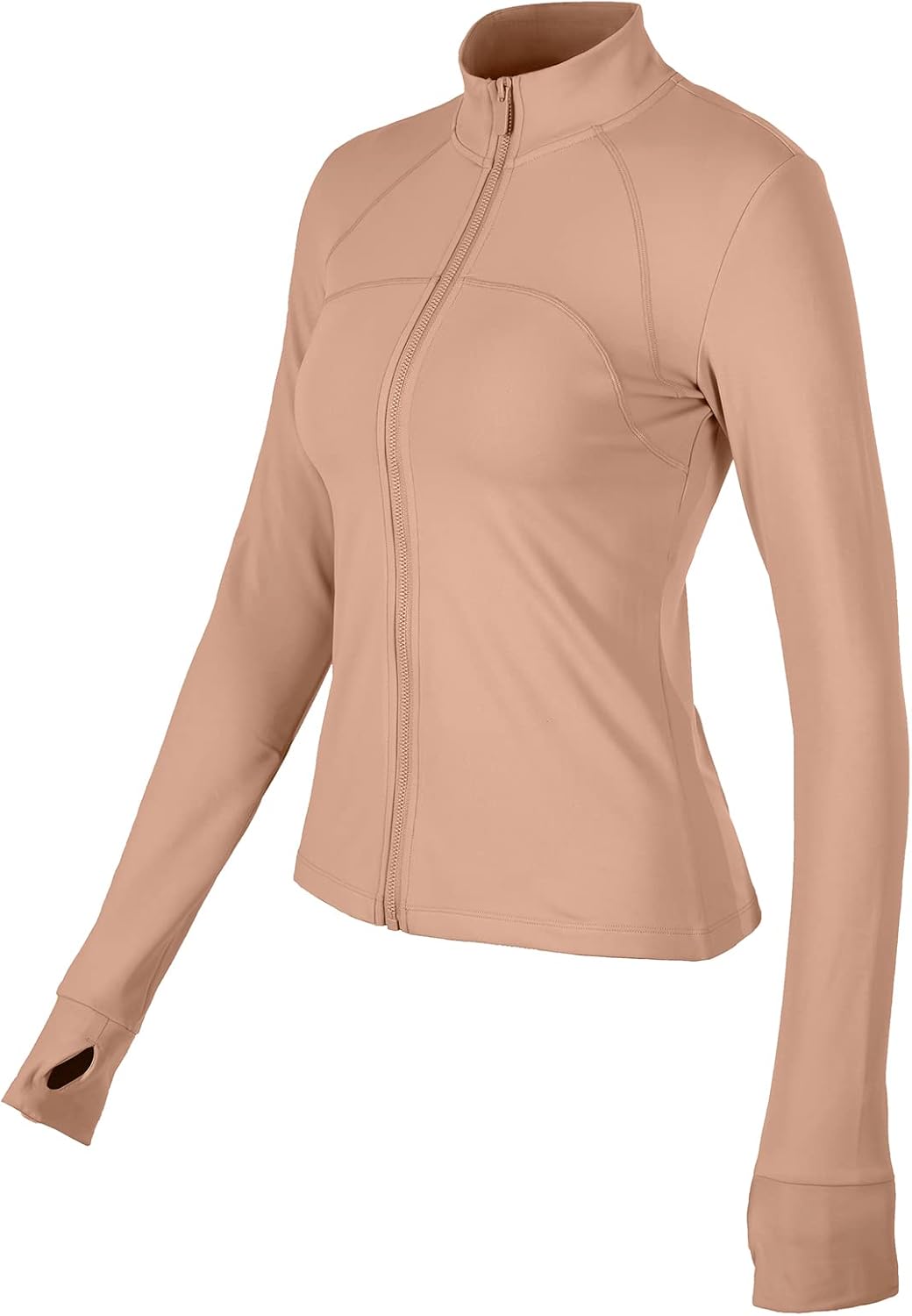 Fleece Lined Workout Jackets for Women Zip Up Athletic Jackets for Running
