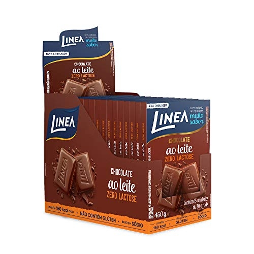 Linea Chocolate Ao Leite Zero Lactose 30G 15 Unidades Linea Chocolate Ao Leite Zero Lactose 30G 15 Unidades