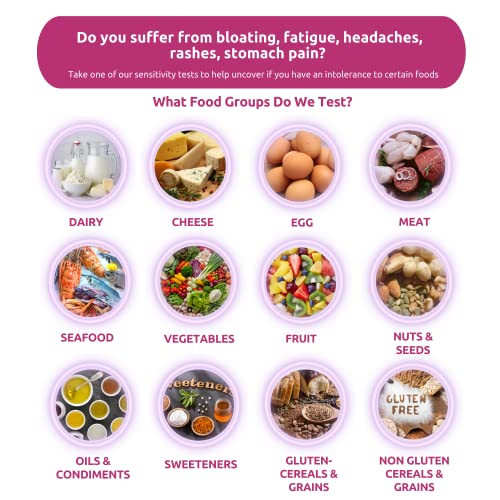 image for Simply Sensitivity Checks 1350+ Items Food Sensitivity Test Kit for Ad