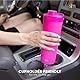 Simple Modern Shaker-Edelstahl-Flasche mit Ball | Metall-Isolierbecher für Proteinshakes, Shakes und Pre-Workout-Getränke | Rally | 710ml | Raspberry Vibes