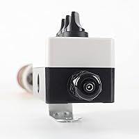 Vista 7 de Luz LED Andon de señal de torre de 2 pilas con zumbador, rojo/verde, encendido/apagado/flash, interruptor selector ABB, adaptador de corriente