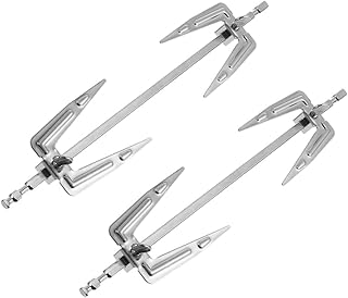 Luxshiny 2 Pçs Garfo Assado Quadrado Conjunto De Grelha Para Churrasco Acessórios Para Churrasco Acessórios Para Frango Grelhador Carne Peixe Grelhado Garfos Para Cozinhar Carne Espetos