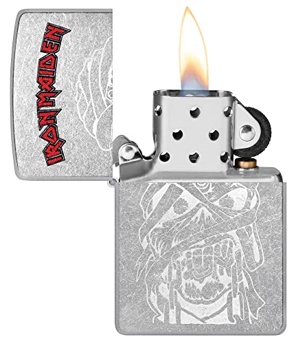Encendedor Zippo Iron Maiden Street Chrome Eddie Lustre miniatura 3