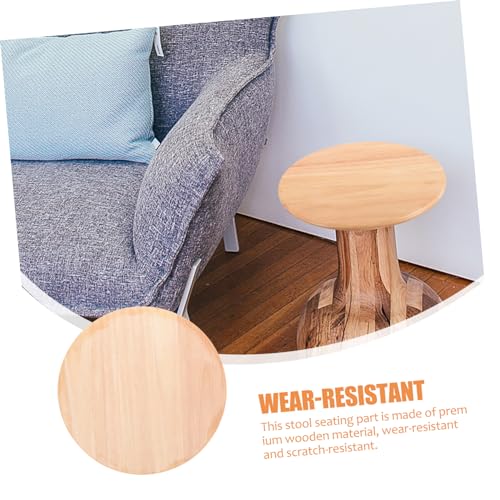 Tabouret de bar robuste en bois massif pour la cantine - 7