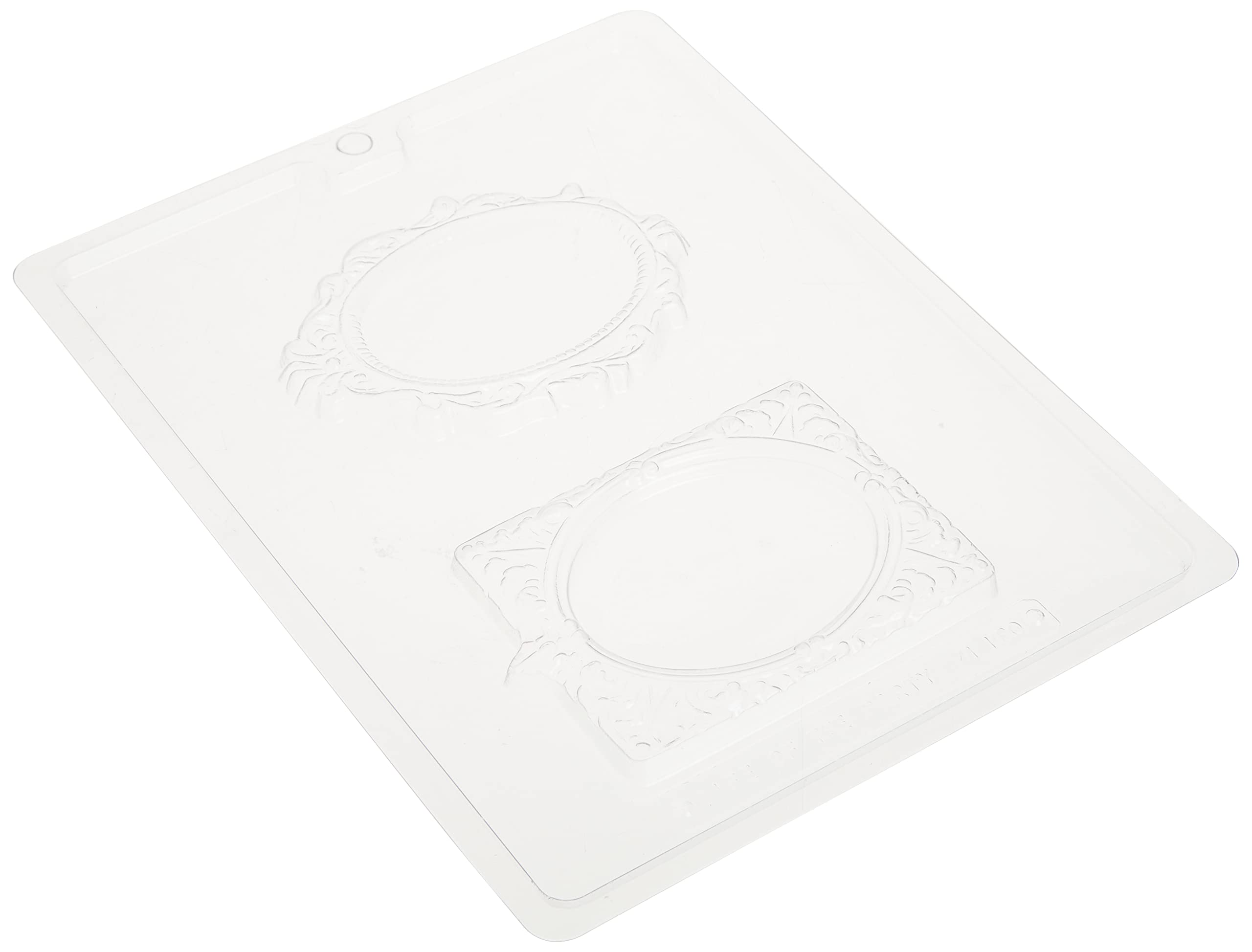 Cybrtrayd M180 Fancy Frames Molde de chocolate con instrucciones exclusivas de moldeado de chocolate con derechos de autor (idioma español no garantizado).