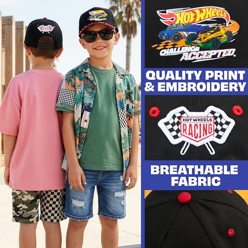 Image of Paw Patrol | Hot Wheels | Sesame Street Kids Baseball Cap & Sunglasses Set with UV Protection, Gifts for Boys 2-6
