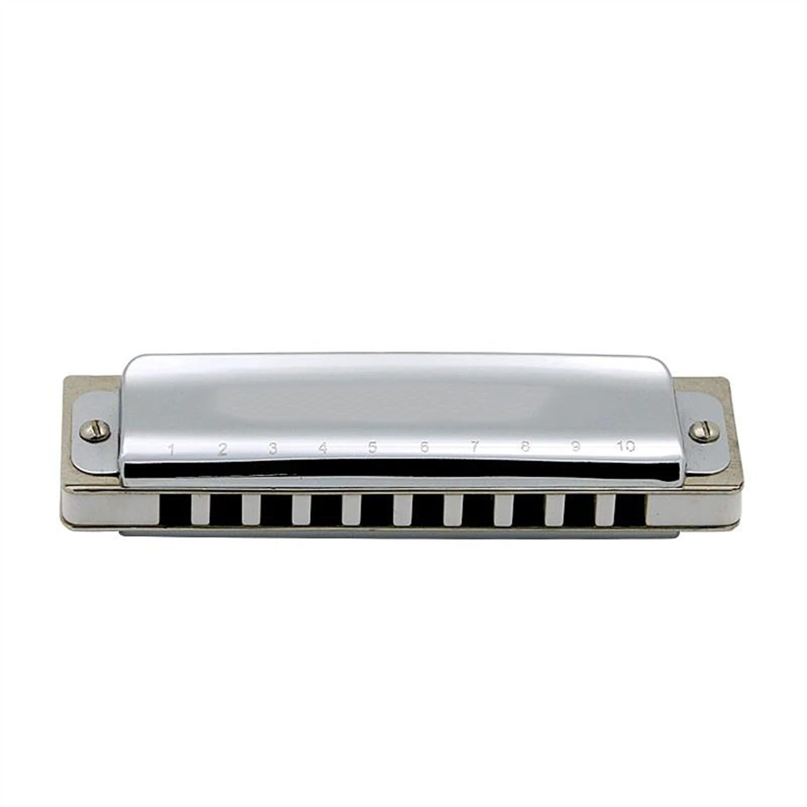 Harmonijka 10-otworowy grzebień Diatonic Blues Harmonica ABS wykonany z prostego i wykwintnego designu