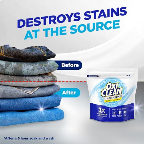 OxiClean Triple Action Versatile Stain Remover Powder, 4 lbs - image 7