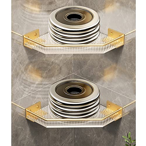 Étagère de douche support de rangement d'angle robuste et抗rouille - 7