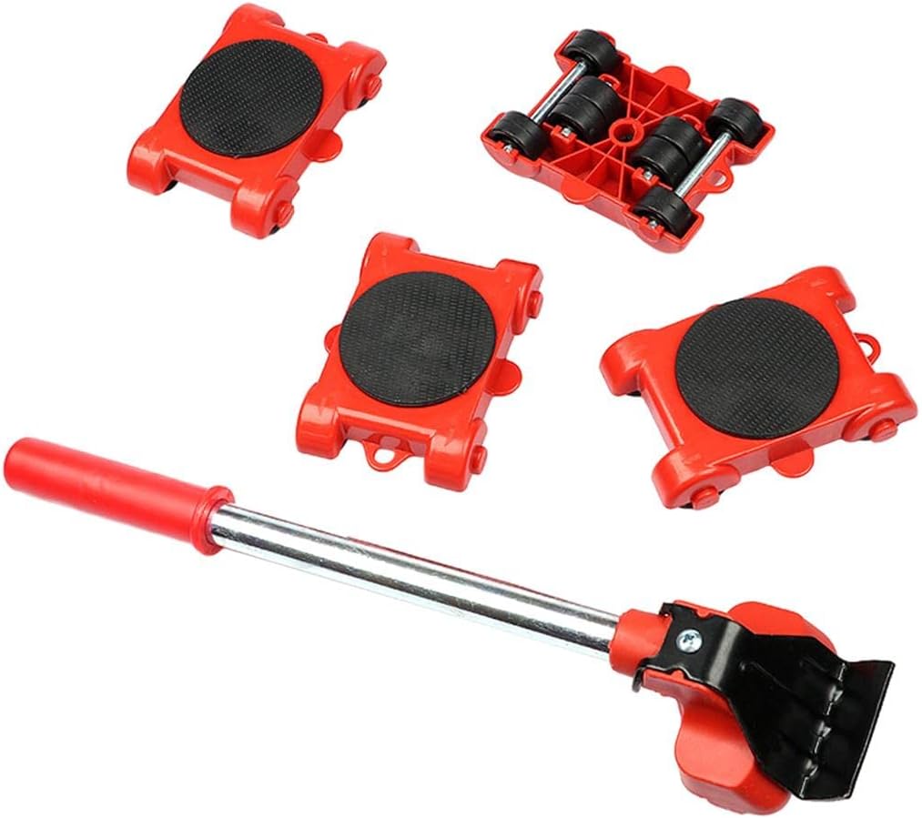 Furniture Lifter Heavy Roller Move Tool Set Moving Wheel Mover Sliders Kit 5PcsHome & Garden|Tools|Other Home Improvement Tools