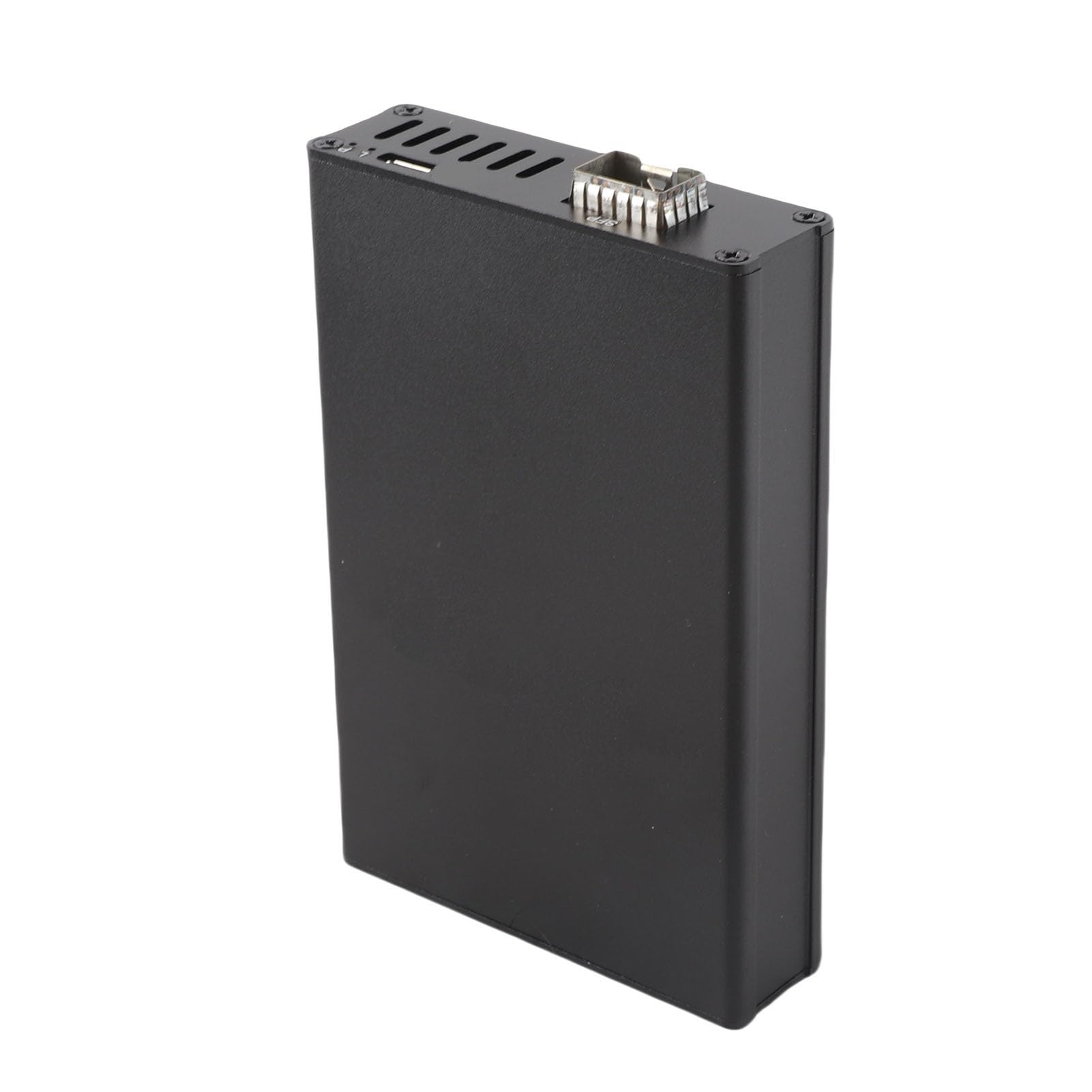 CHICIRIS Plug e Riproduzione in Lega in Alluminio di Scheda di Rete Ad Alta velocità per OS X, Scheda di Rete SFP Portatile System USB4 (Porta singola)