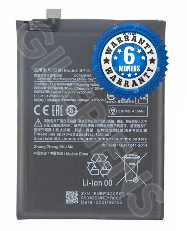 Original BP42 Battery for Xiaomi 11 Lite 5G NE/ 11 Lite 5G/ 2109119DG, 2107119DC, M2101K9AG, M2101K9AI Battery with 6 Month warranrty***(SEP000019)