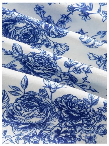 Milumia Women's Floral Print Lace Pearl Beaded Corset Dress Flared Cami Short Dresses4