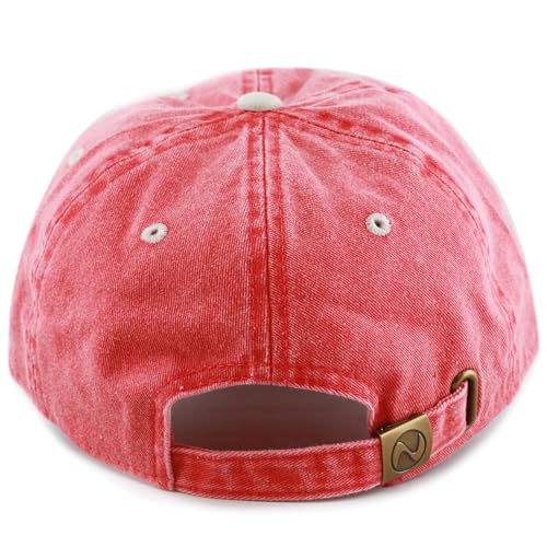 Image of The Hat Depot 100% Cotton Pigment Dyed Low Profile Dad Hat Six Panel Cap