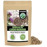 Alpi Nature Semillas de Cardo Mariano 500g, Semillas Enteras para Preparar Cardo Mariano Infusión