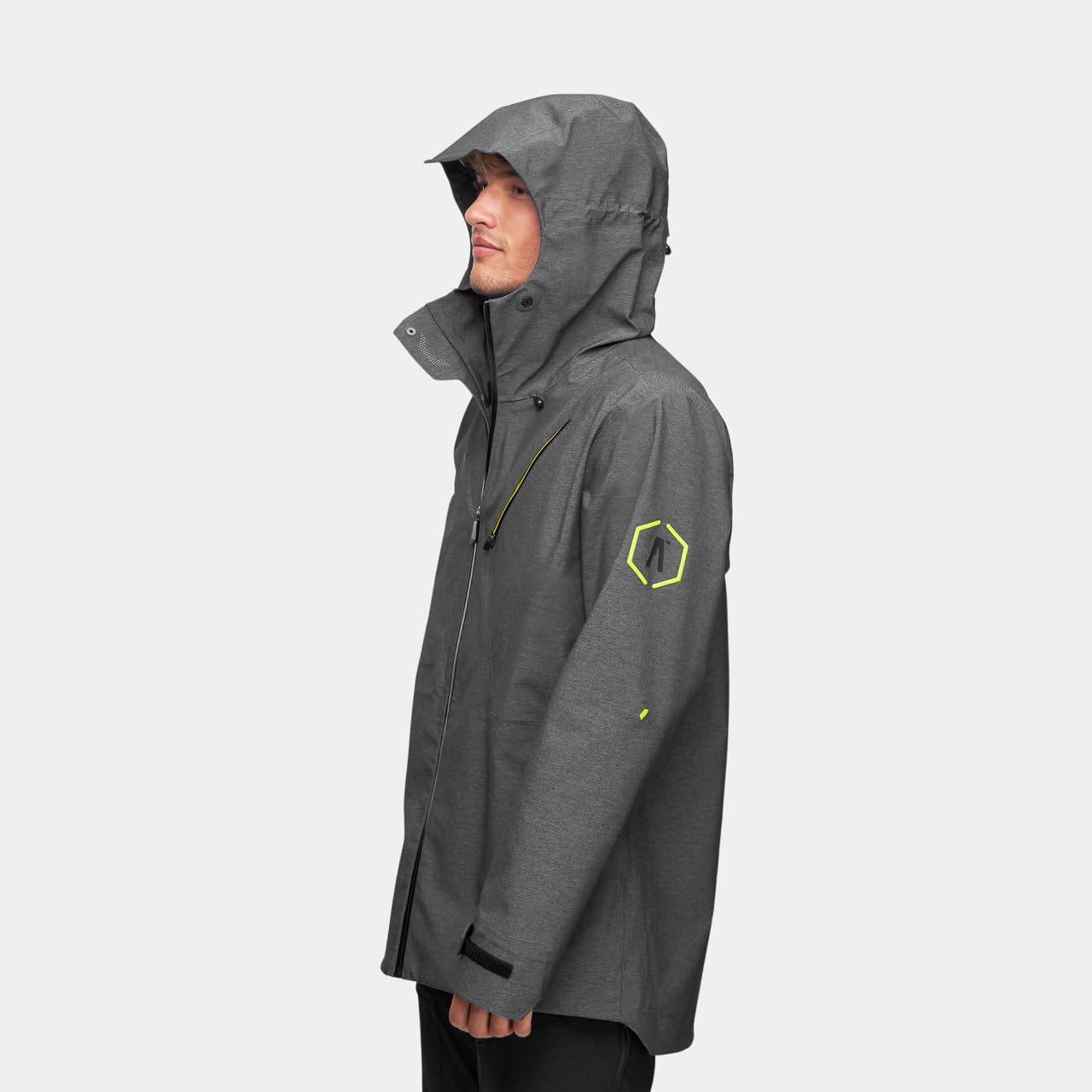 Alpinus Kurtka męska hardshell 3-warstwowa Stromlo czarna Pro MK18821