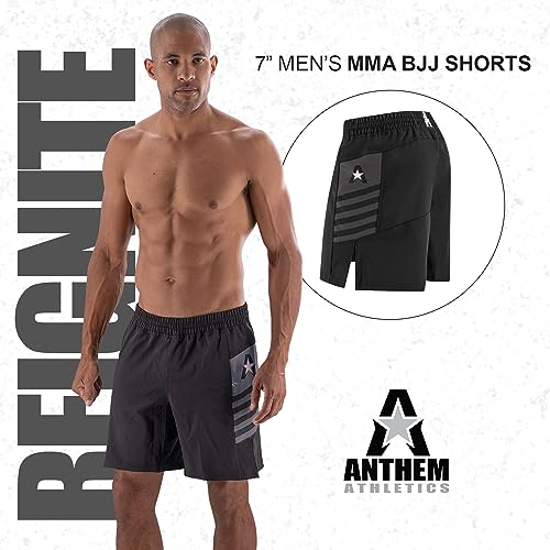 Anthem Athletics Reignite MMA Shorts Men 5 Inch 7 Inch 9 Inch - Jiu Jitsu BJJ Shorts Men for Wresting Kickboxing No GI2
