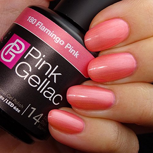 Pink Gellac 180 Flamingo Pink Soak-Off UV/LED Gel Polish