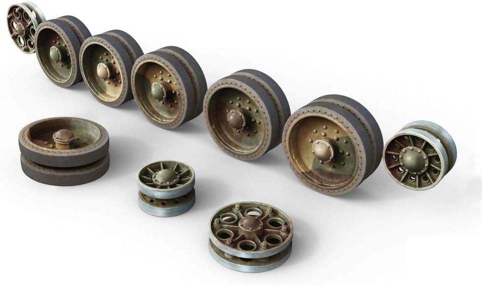 MiniArt PLASTIK Model Building KIT T-34 Wheels Set 1942-43 Series 1/35 35239