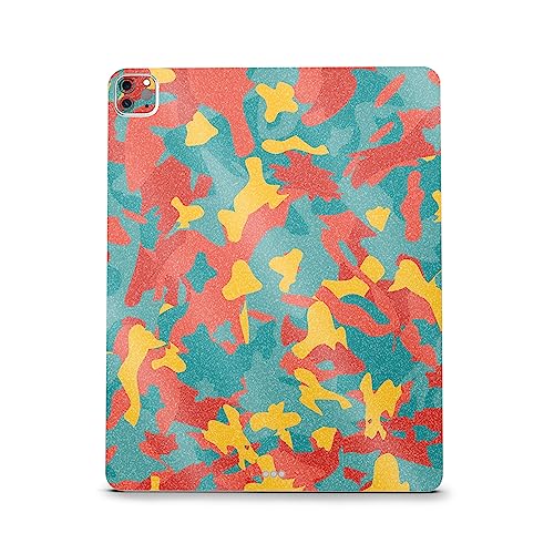 Image of MightySkins Carbon Fiber Skin Compatible With Apple iPad Pro 12.9 inch M2 6th Gen (2022) Full Wrap Kit - Wild Camouflage | Protective Durable Textured Carbon Fiber Finish | Easy To Apply | Made in the USA