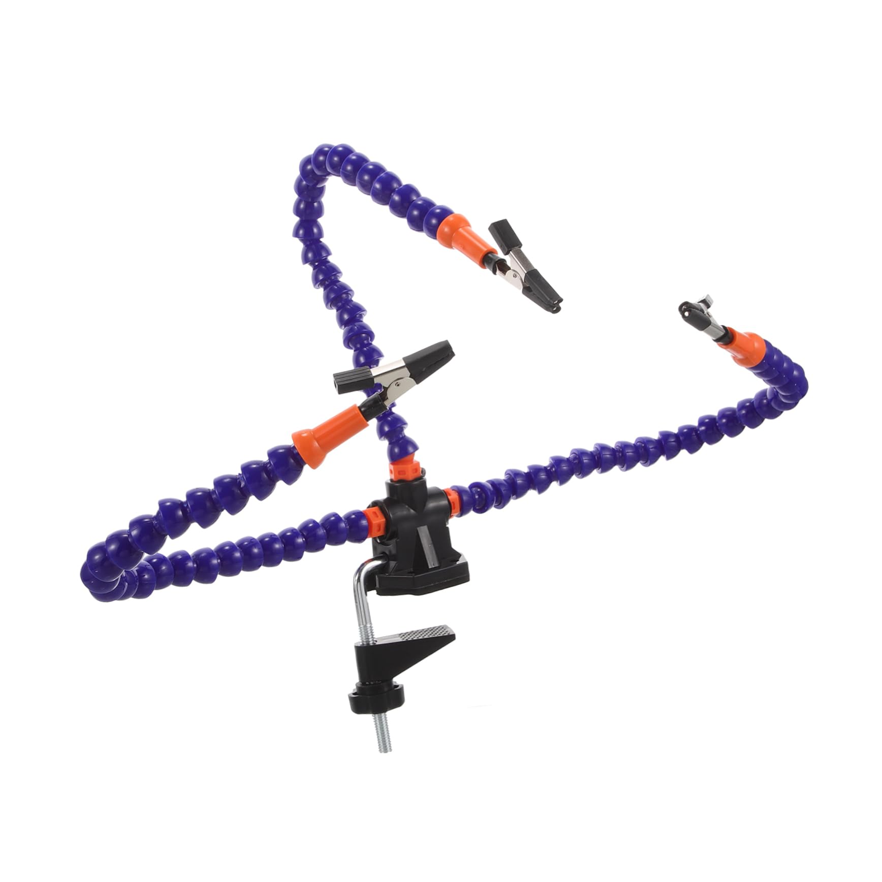 Mikikit 5sets Supporto Per Saldatura Con Braccia Flessibili e Pinze Stazione Per Riparazione Pcb Utensile Versatile Per Progetti Di Fai Te e Modellismo