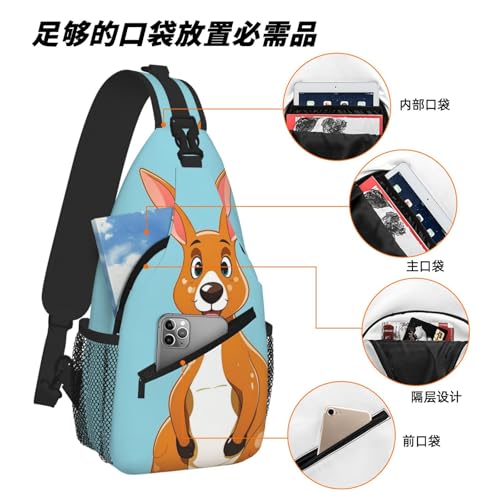 Bolso Cruzado Urbana Negro para Senderismo y Viaje miniatura 6