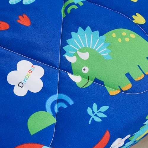 Image of Caressma Navy Toddler Bedding Set, Bed in A Bag Toddler Comforter Set