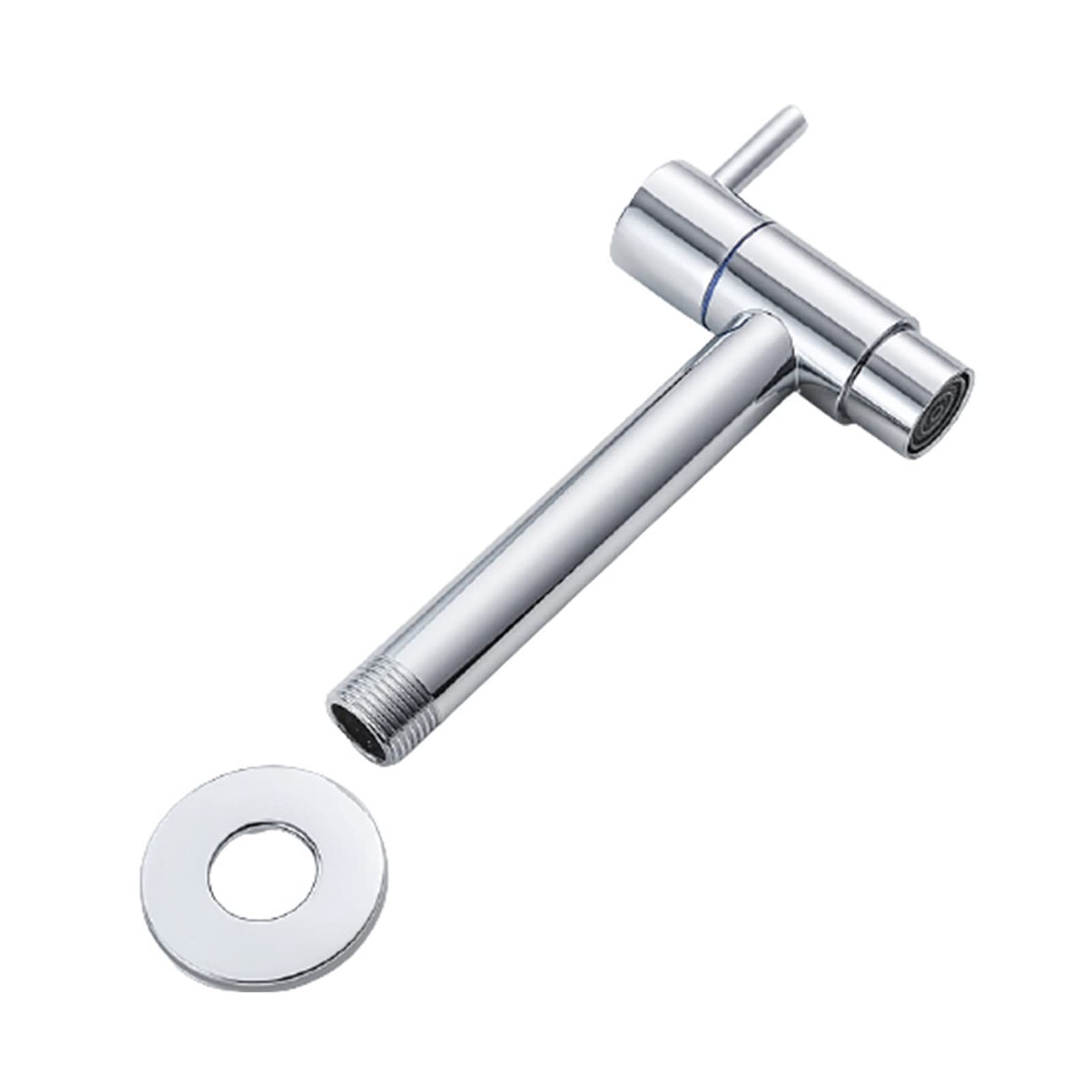Robinet d'eau longueur 135mm polyvalent pour buanderie salle de bain et raccordement mural