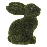 Matériau durable : fabriqué en mousse et recouvert de flocage, ce lapin est doux toucher et léger. il fera un adorable objet de décoration pour votre table ou étagère
