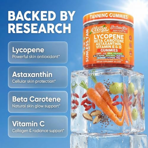 Clean Nutraceuticals Lycopene Tanning Gummie