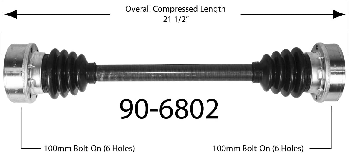 Empi 906802 CV Joint HalfShaft Assembly Automotive