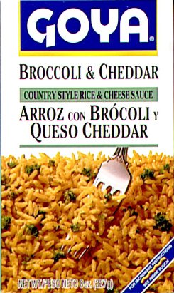 Goya Salsa de arroz y queso estilo country (brócoli y queso cheddar) 8 onzas