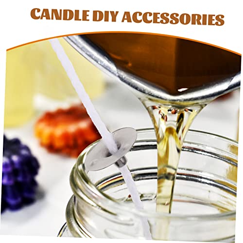 Set de mechas de algodón para velas DIY con bases miniatura 7