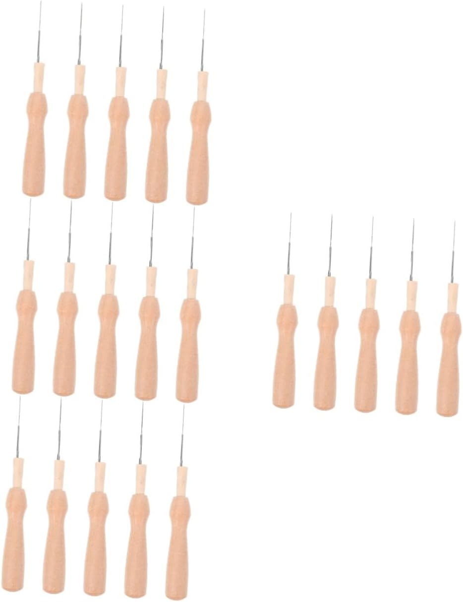 Tofficu 20pcs Felting Punch Needles Tool Needle Felting Safe for DIY Craft Quilting