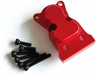 Aluminum Gearbox Cover Red Replace AXI31609 AXI31610(Cover) for Axial 1/24 4WD SCX24 DEADBOLT AXI90081