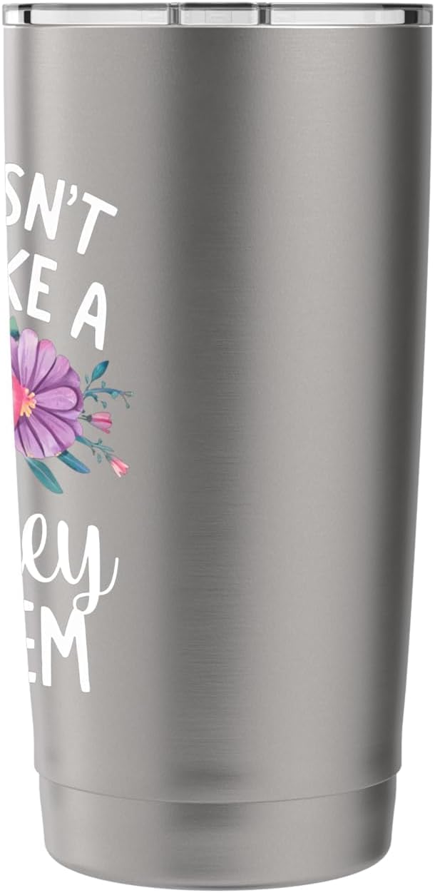 Courtney Personalized Cute Flower Girls Courtney Name Stainless Steel Insulated Tumbler image 2