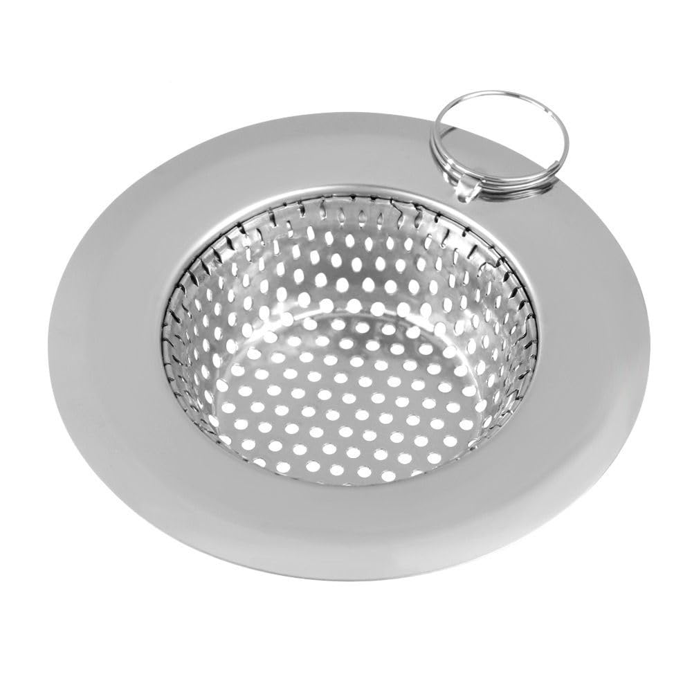 Lkfjnhepf 9Cm Floor Drain Stopper Kitchen Bathroom Hair Clean Up With Handle Sewer Sink Strainer Floor Drain Filter Waste Catcher(9Cm)