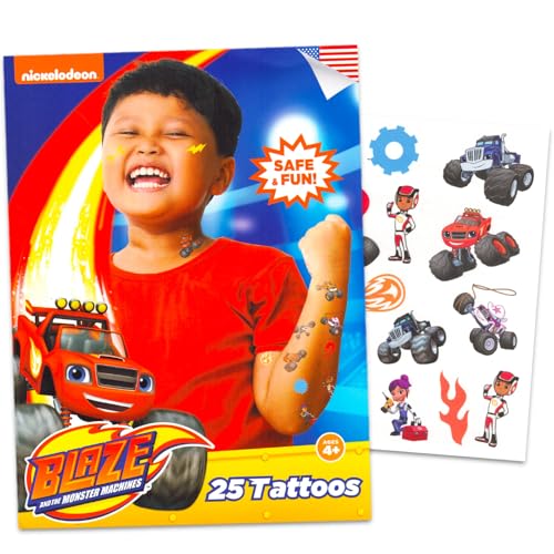 Nick Shop Blaze And The Monster Machines Mini Backpack ~ 3 Pc Bundle With 11 Blaze School Bag Preschool monster truck mini backpack monster truck backpack toddler boys4