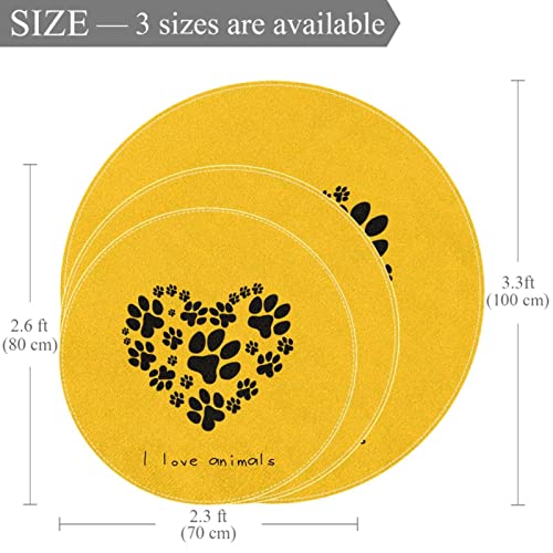 Tapis pattes de chien JDEZ pour créer un coin de jeu chaleureux dans la chambre - 4