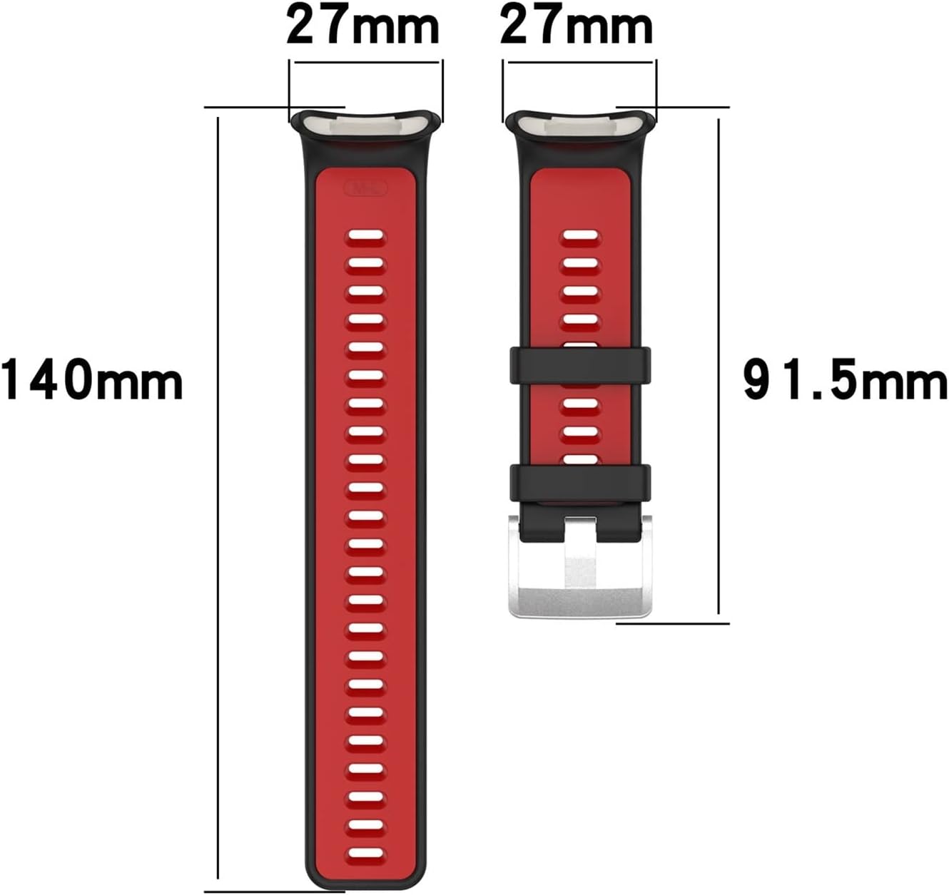 HMFang Sport Silicone Wristband Compatible With Polar Vantage V2 Watch Band Replacement Strap Bracelet Watchband Accessories 1:1