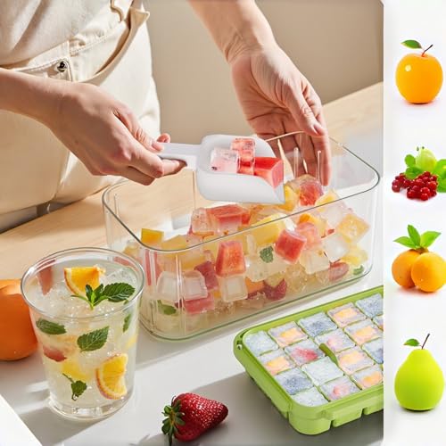 Bandeja para cubitos de hielo doble con caja miniatura 4