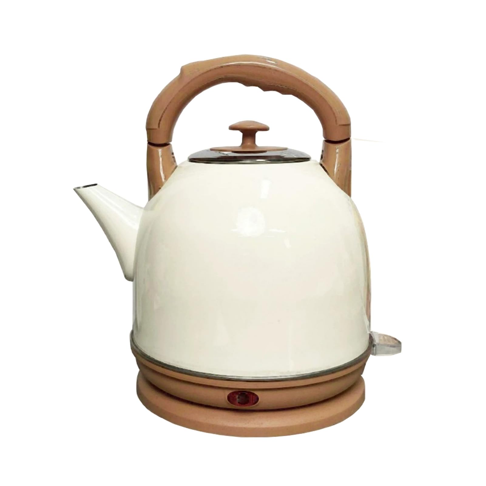 Hervidor de agua de ebullición rápida de 5 l, acero inoxidable 304 cepillado, para agua caliente, té o café | Base giratoria, gran capacidad, color caqui, 5 l