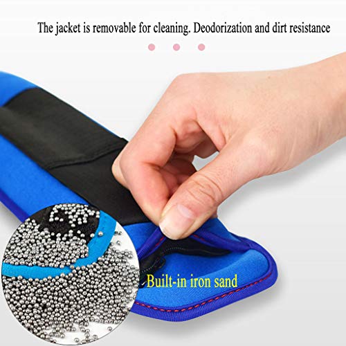 DoMyfit Ankle/Wrist Weights for Women, Men, Kids Mini Leg Arm Ankle Weights Exercise Equipment with Adjustable Straps for Walking Fitness Gym Latin Dancing Aerobics