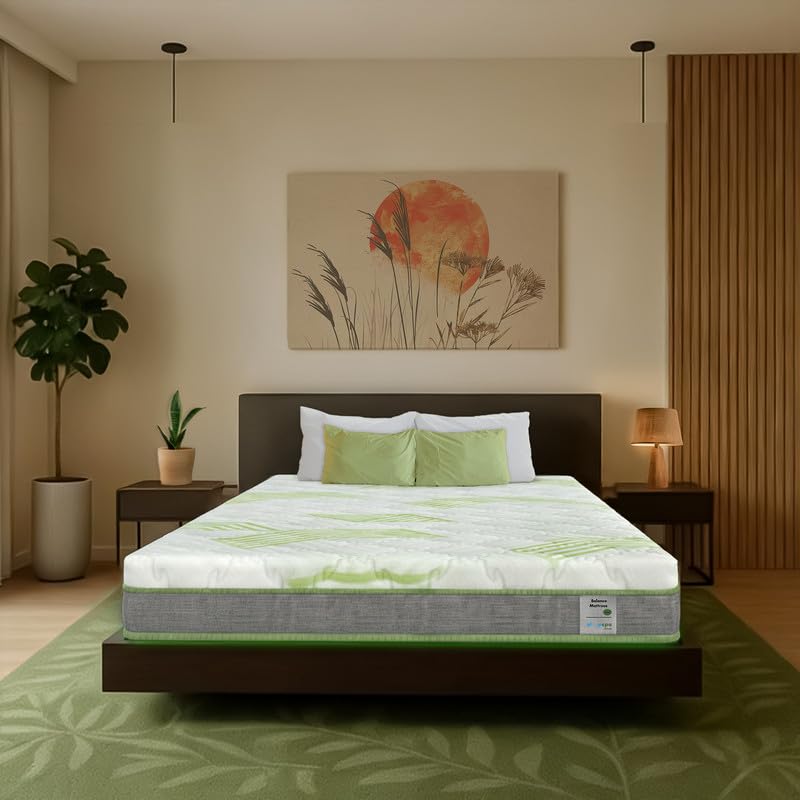 Image of SLEEPSPA Balance - Orthopedic Mattress with Plant-Based Cellulose Foam and & Pin-Core Natural Latex - Chemical-Free | 7-Zone Support, Anti-Allergy | Dual Comfort | 10 -Year Warranty 75X36X8 Inch