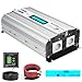 Produktbild GIANDEL 1500W Reiner Sinus Wechselrichter DC 12V auf AC 230V Spannungswandler Power Inverter mit 2.4A Doppelte USB-Anschlüsse und Fernbedienung und LCD-Anzeige für Wohnmobil-LKW