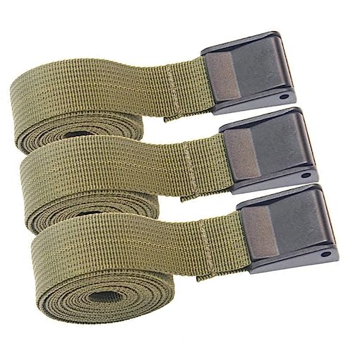 CIYODO Strong Grip Lifting Straps 3pcs Camping Tie Straps High Density Pp Webbing for Tents Mats