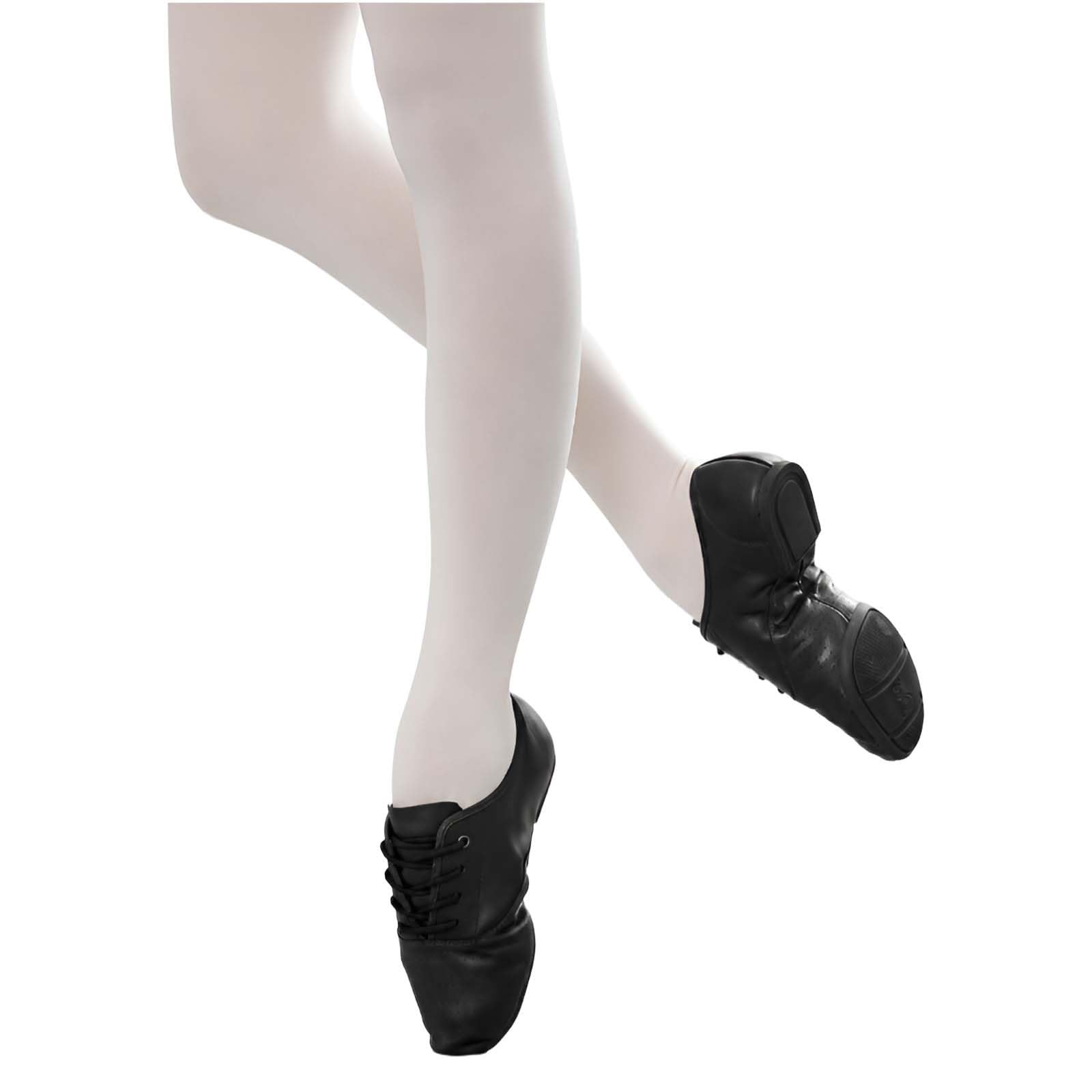 Zapatos de Jazz Adulto, Perfil Bajo para Gimnasia Yoga Estudio Clase | Acabado Liso con Ojales Firmes y Empeine Redondeado para Jazz Ballet Gimnasia y Yoga en Estudio