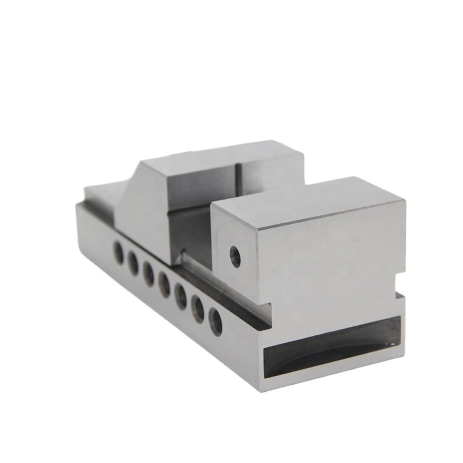 Tornillo de banco de sujeción QKG38 - Tornillo de banco manual for máquinas, construcción de acero, opciones de sujeción versátiles