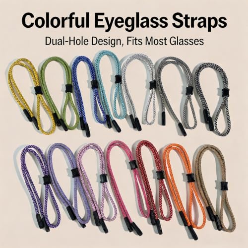 Image of 3tyto Glasses Strap, Sunglasses Strap for Men Women, 5 Pcs Eyeglasses Strap