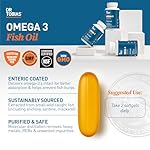 Dr. Tobias Omega 3 Fish Oil, 2000mg Triple Strength with 800mg EPA 600mg DHA Per Serving, Fish Oil Omega 3 Supplements for Heart, Brain & Immune Support, 180 Softgels, 90 Servings - Image 4